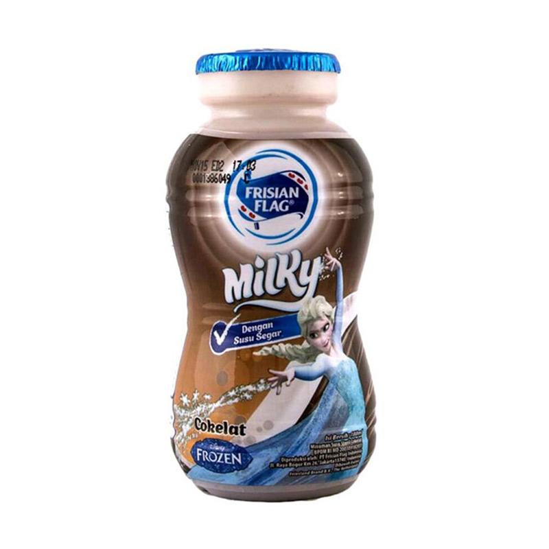 FRISIAN FLAG MILKY COKLAT botol 180 ML