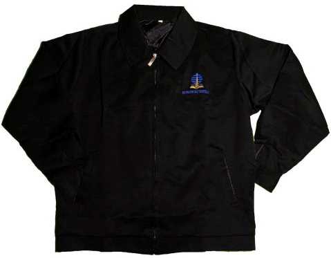 Jaket Hitam Salur