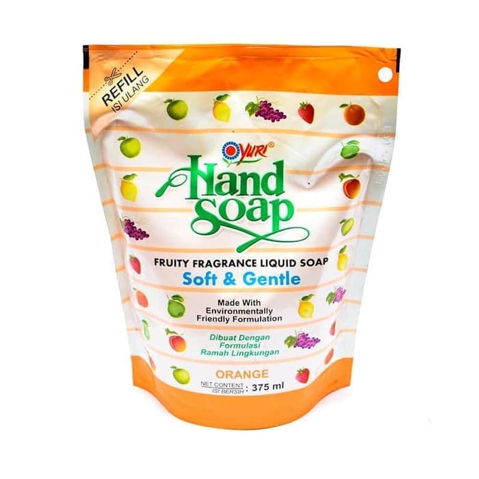 YURI HAND SOAP ORANGE REFF 375ML