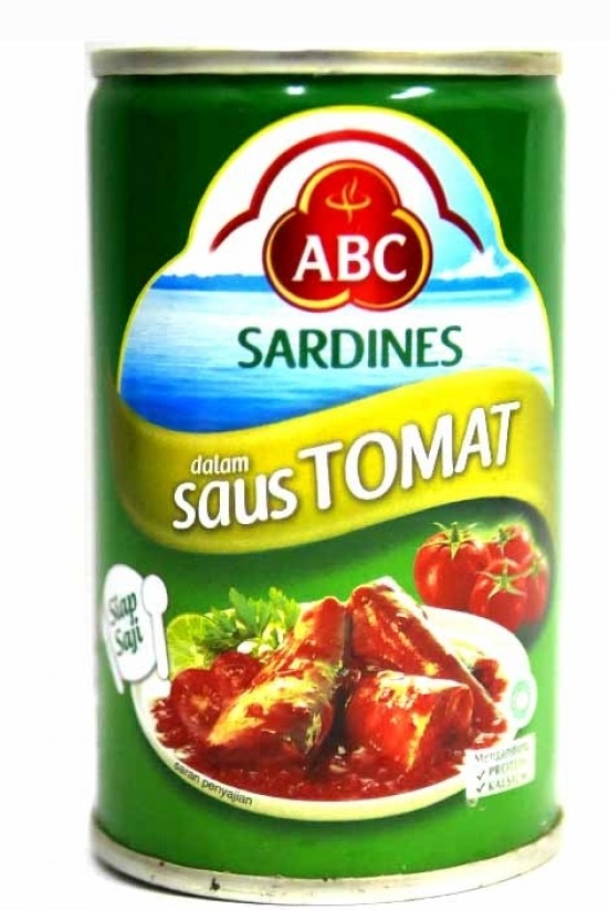 ABC SARDINES TOMAT KLG 155g