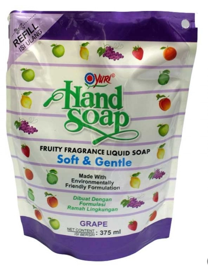 YURI HAND SOAP GRAPE REFF 375ML