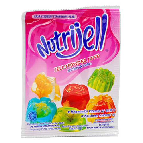 NUTRIJELL POWDER STRAWBERRY 15 G