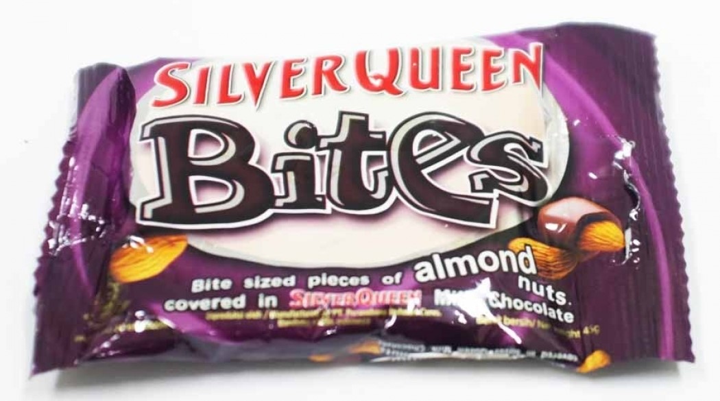 SILVER QUEEN Bites CHOCOLATE ALMOND PCK 35g