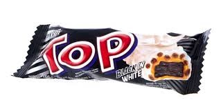 DELFI CHOCOLATE WAFER TOP BLACK IN WHITE PCK 9g