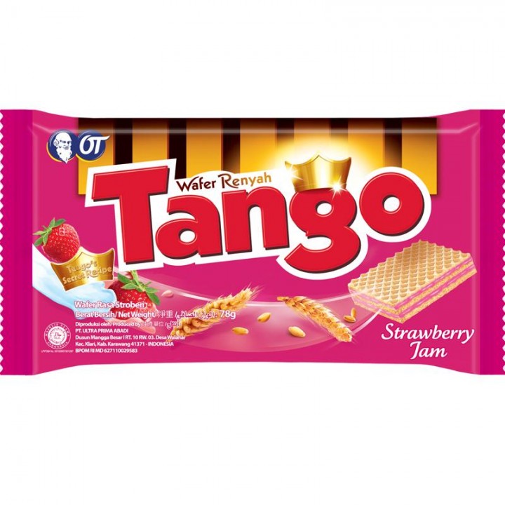 TANGO WAFER strawbery PCK 75g