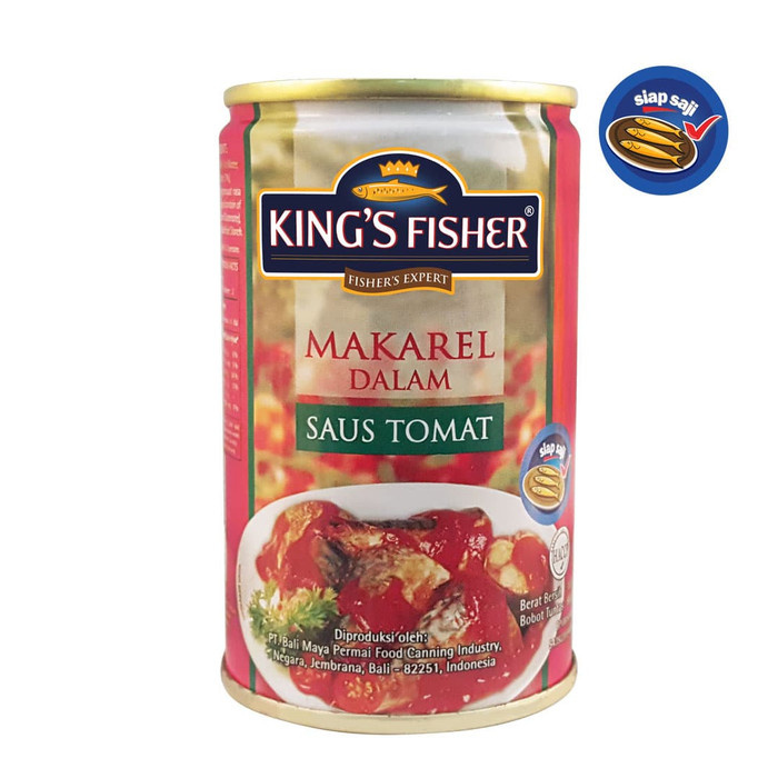 KINGS FISHER SARDEN SAUS TOMAT KLG 155g