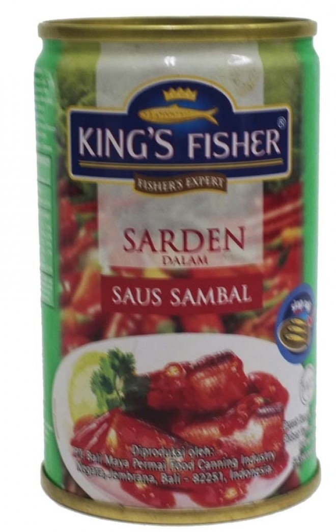 KINGS FISHER SARDEN SAUS SAMBAL KLG 155g