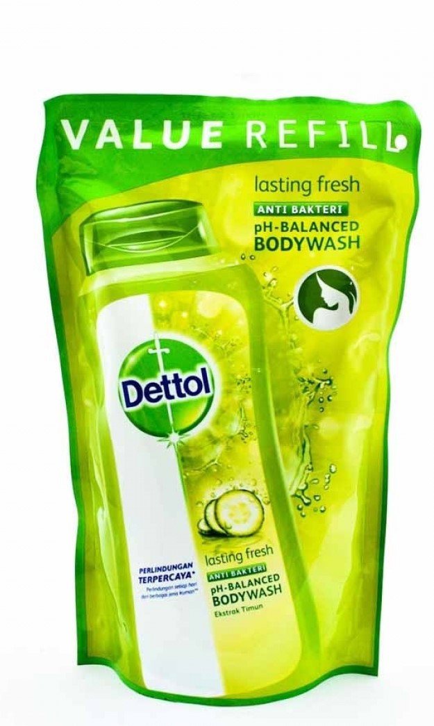 DETTOL B WASH LAST/F PCH 410mL