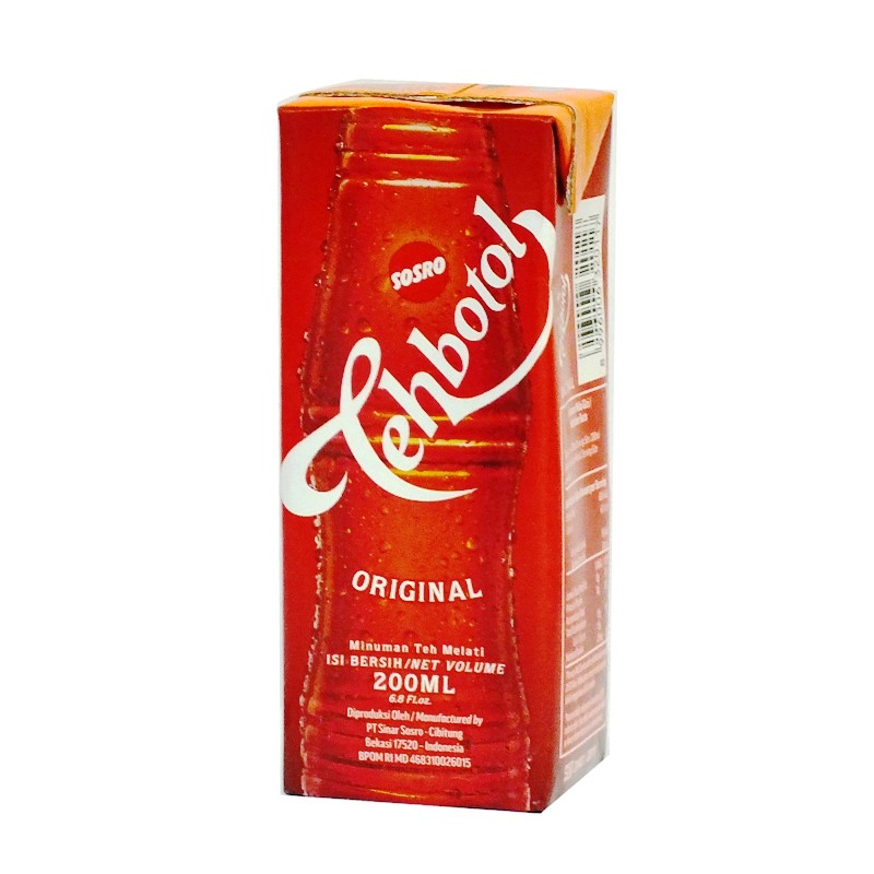 SOSRO TEH BOTOL KOTAK TPK 200mL