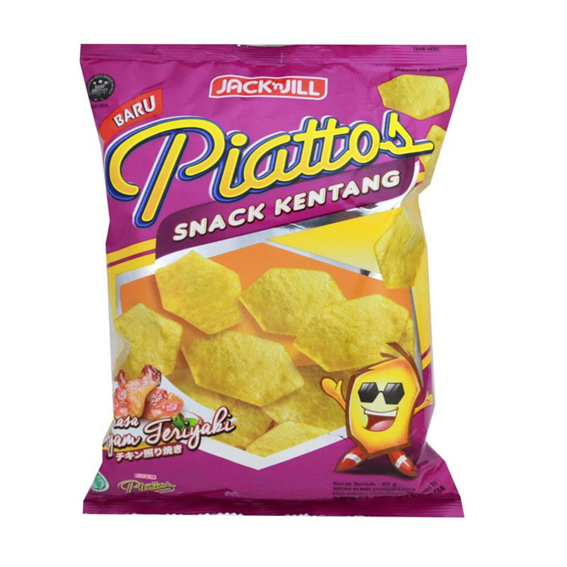 PIATTOS SNACK KENTANG AYAM TERIYAKI PCK 85g