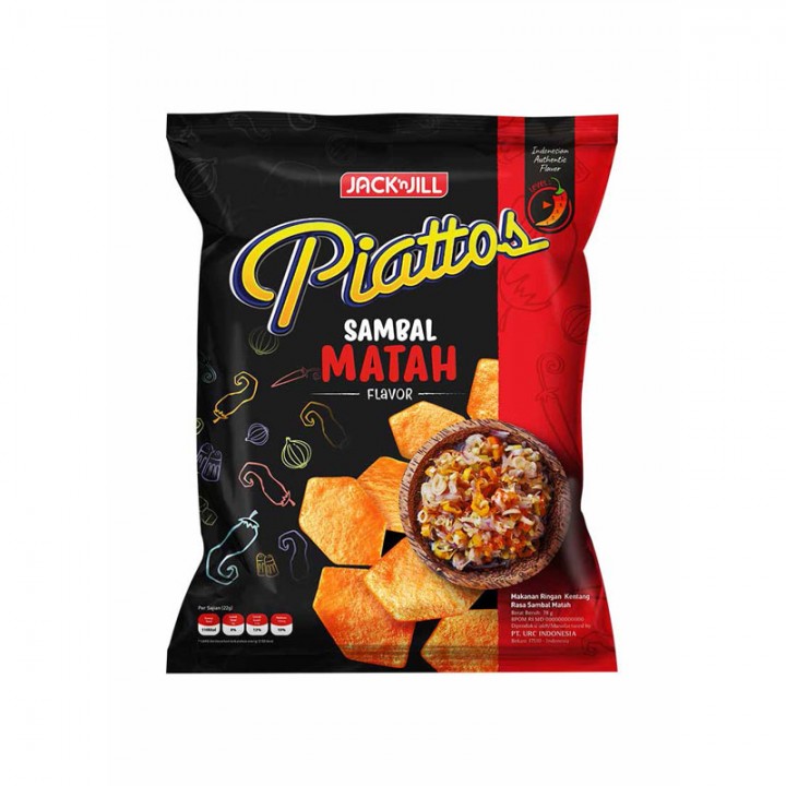 PIATTOS SNACK KENTANG SAMBAL MATAH PCK 78g