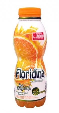 FLORIDINA JUICE PULP ORANGE BTL 350/360mL