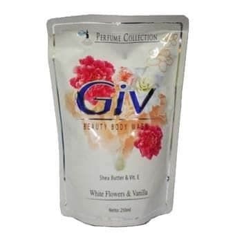 GIV BODY WASH FLOWER & VANILA PCH 450mL