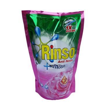 RINSO DETERJEN LIQUID + MOLTO REF ROSE FRESH PCH 800 750mL