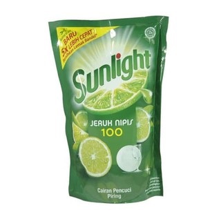 SUNLIGHT PENCUCI PIRING NEW REF LIME PCH 435mL