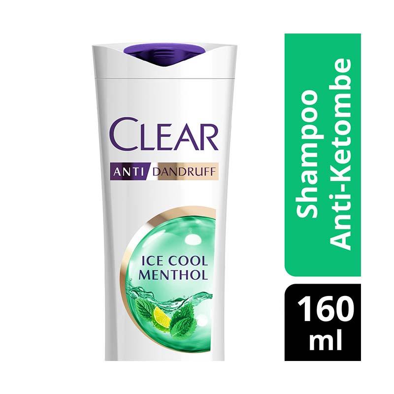 CLEAR SHAMPOO ANTI DANDRUFF ICE COOL MNTHOL BTL 160mL
